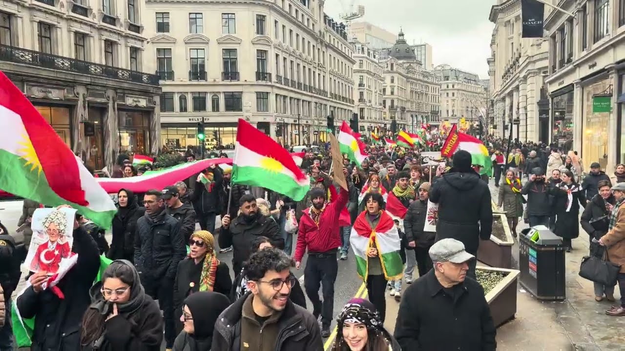 25/01/2026 • London • Demonstration for Rojava • Kurds • Video 2/2 