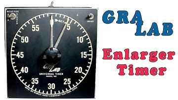 How to Use Darkroom Enlarger Timer (GraLab 168 TIMER)
