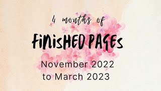 4 months of Completed Pages | Adult Coloring | Finished Pages @elliemcgeeart