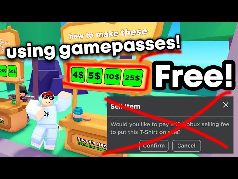 Roblox Tutorial - How to make and use Gamepasses 
