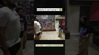 Ankkita C can't jump in Sack race ? 🤣 #ytshorts