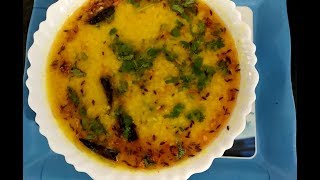 Garlic tadka mung dal