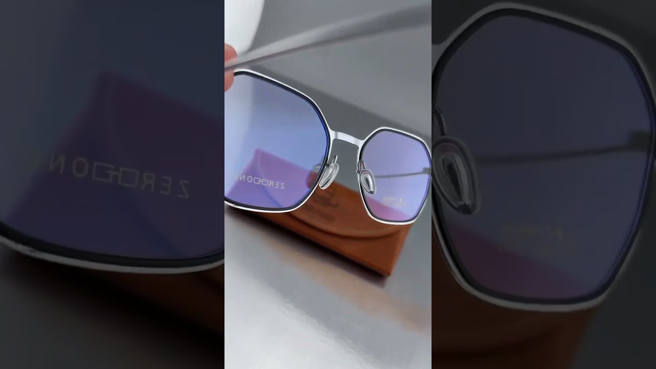 Rectangular Full-Frame Glasses | Beta Titanium Frame & Retro Style - EO-3024