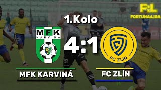 MFK Karviná - FC Zlín 22.7 1.Kolo