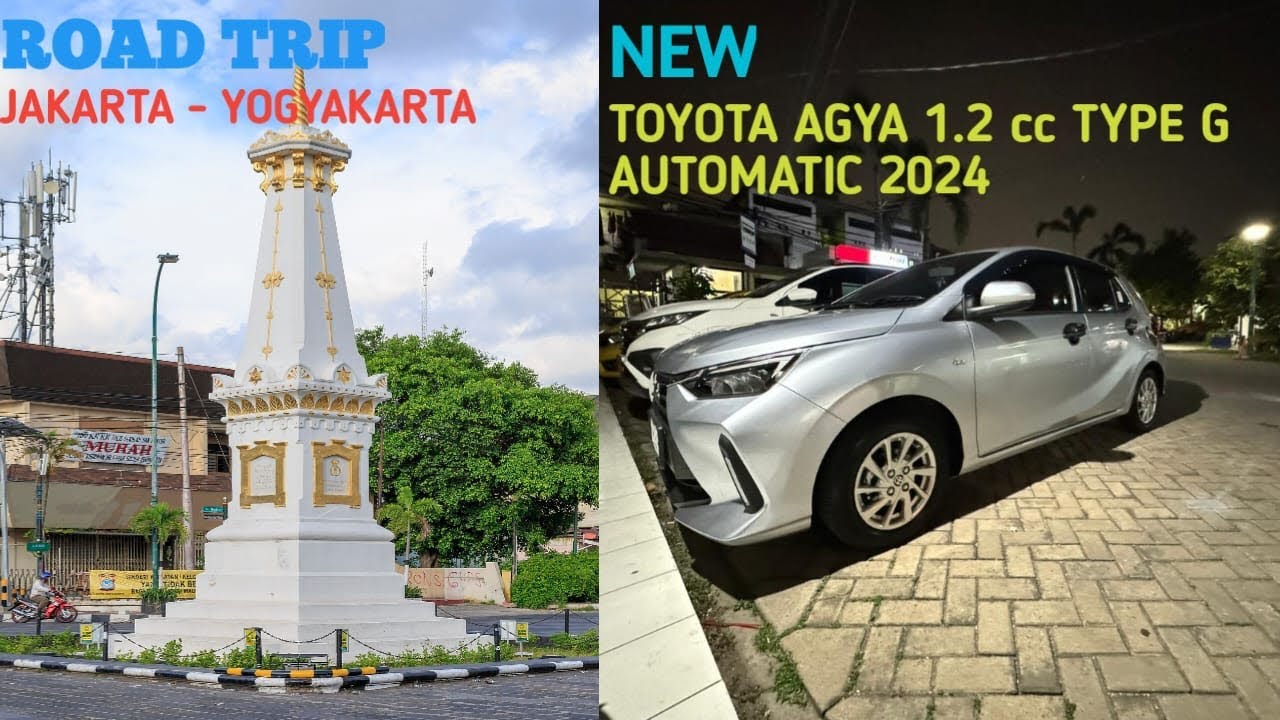 ROAD TRIP JAKARTA - JOGJA Via Selatan | New TOYOTA AGYA 1.2 G A/T 2024
