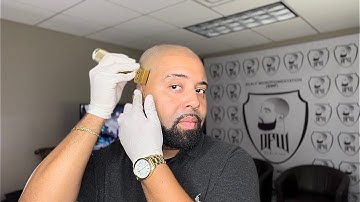 Cutting your hair with Scalp Micropigmentation | Dallas Ft Worth Scalp Micropigmentation dfwscalpink