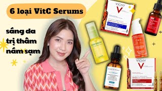 Top 6 VitC Drugstore and High-end Serum for Brightening, Anti Aging Skin | ULTIMATE REVIEW Ep.11