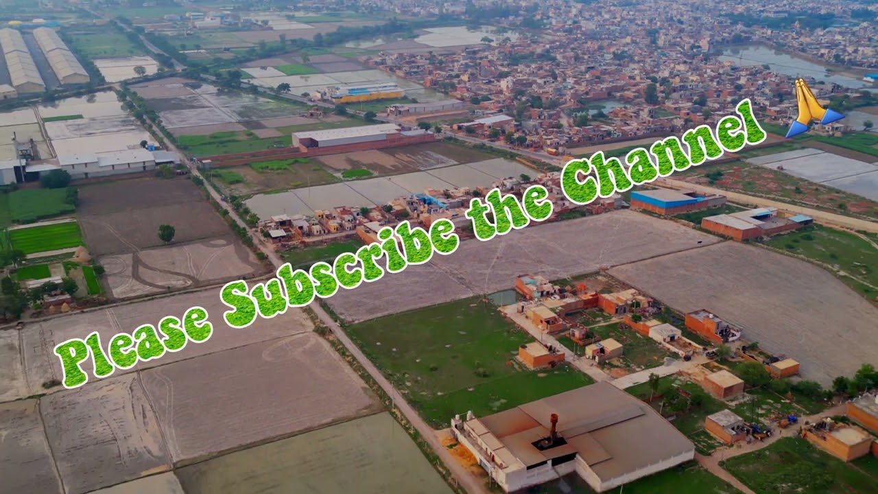 Drone Footage of Kaithal City Near Chandana Gate ! Shivaay Pro Vlogs !