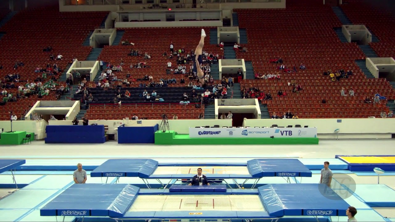 artistic travel GESUELLI Cody (USA) - 2018 Trampoline Worlds, St. Petersburg (RUS) - Qualification Trampoline R1