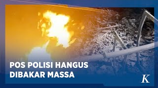 Polisi Tangkap 17 Terduga Pembakar Pos Polisi Pejompongan