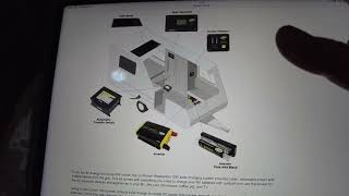 Cargo trailer conversion Go Power solar and Ampere Time Lithium Battery