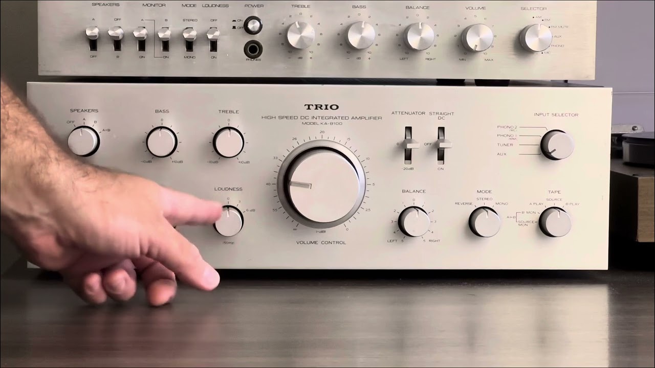 Amplificador Trio KA 8100 - YouTube
