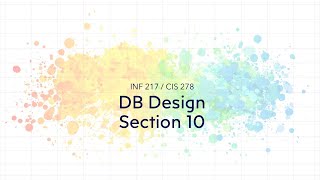 Oracle DB Design Section 10: System Development Life Cycle