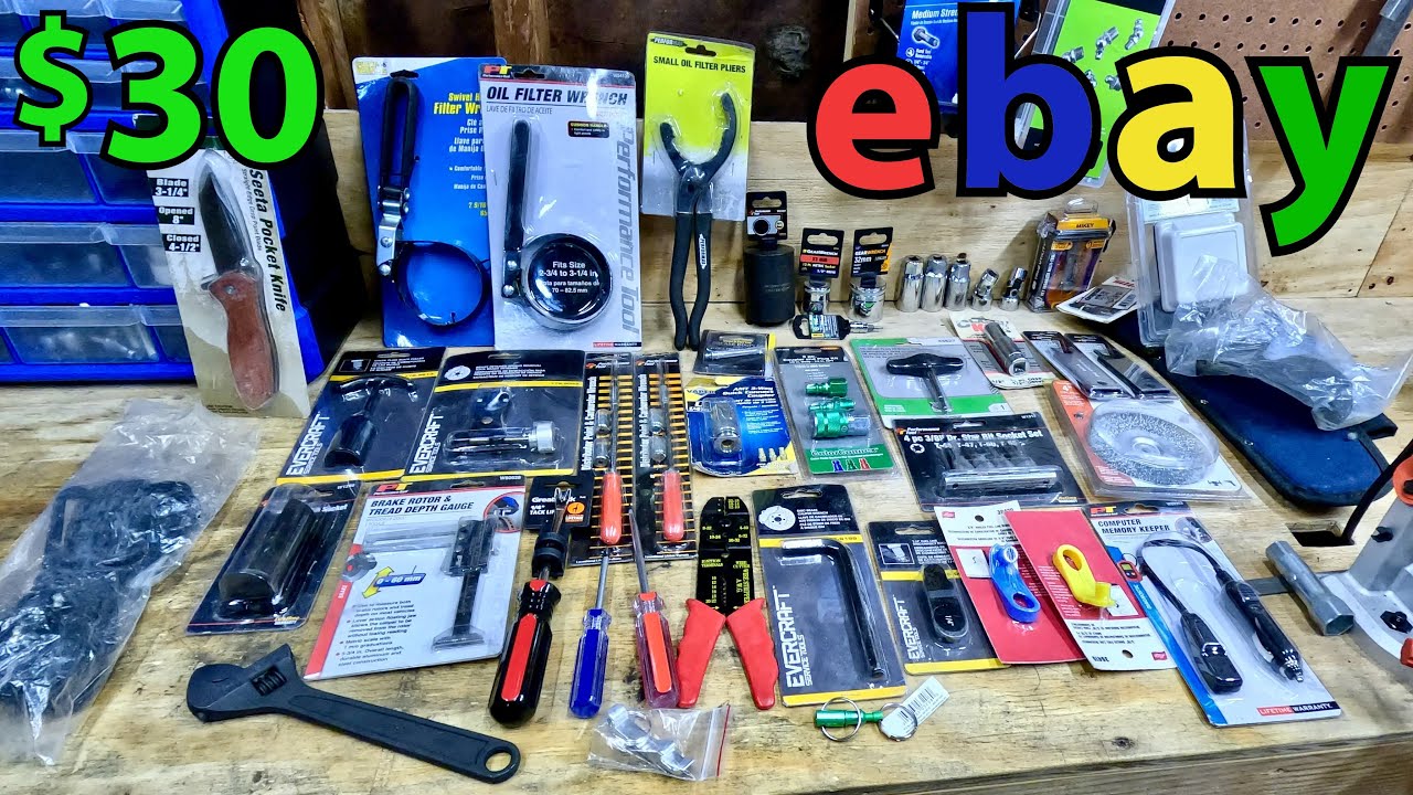 Buying a $30 Mystery Tool Lot off of eBay! Only $30! Unboxing
