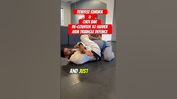Countering the hidden arm triangle defence: Choi bar and reverse kimura #kimura #choibar #bjj #gi
