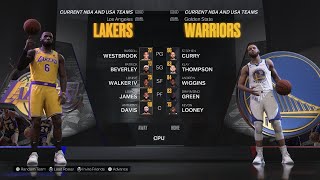 NBA 2k23 | Los Angeles Lakers vs Golden State Warriors [PS5 Next-Gen Gameplay]