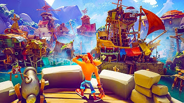 CRASH BANDICOOT 4 - 23 Minutes of Gameplay (Crash Bandicoot 4 Its About Time Gameplay Trailers 2020)