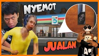 GAME ROBLOX PALING REAL & SERAM!! PAHLAWAN NYEMOT JADI KASIR INDOMALET!! Roblox Night Shift [INDO]