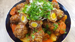 Одно из самых вкуснейшых блюд Узбекской кухни.Бедана тухумли ажойиб долма