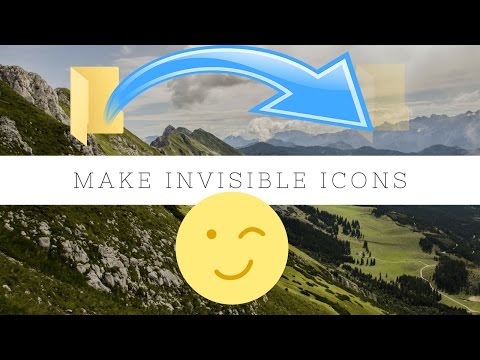 Video: How To Make Desktop Icons Transparent