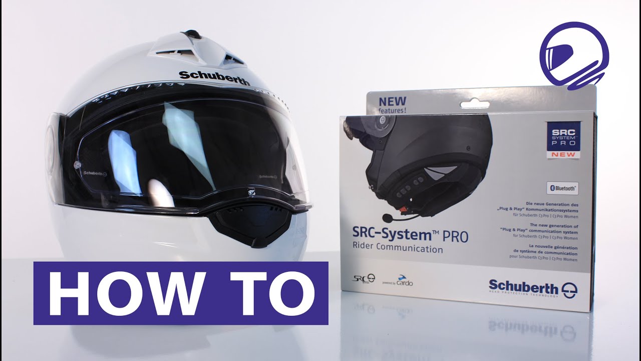Schuberth SRCS Pro Communicatieset Inbouw - MotorKledingCenter - YouTube