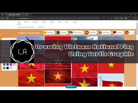 How to code Vietnam National Flag