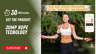 How to burn fat in 30 minute  Jump Rope, Smart Jump Rope with smart life APP Data Analysis 🔥