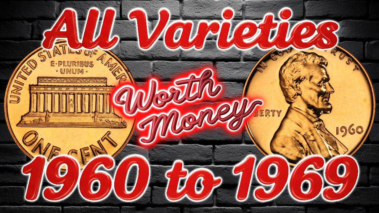 All Lincoln Penny Varieties Worth Money from 1960 to 1969 - YouTube
