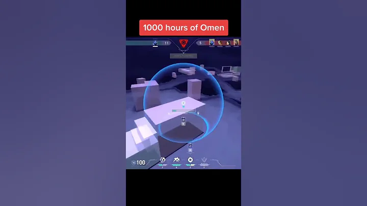 WHAT 1000 HOURS OF OMEN LOOK LIKE / Video by valorant.perception / #shorts