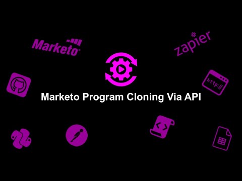 Marketo Program Cloning Via API