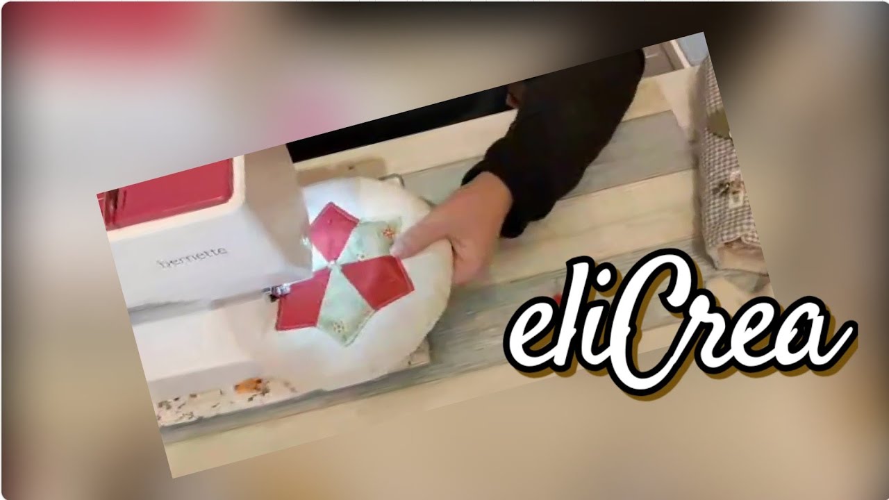 🌟stella patchwork facilissima -cartamodello gratuito - #elicrea Diretta 2.12.20