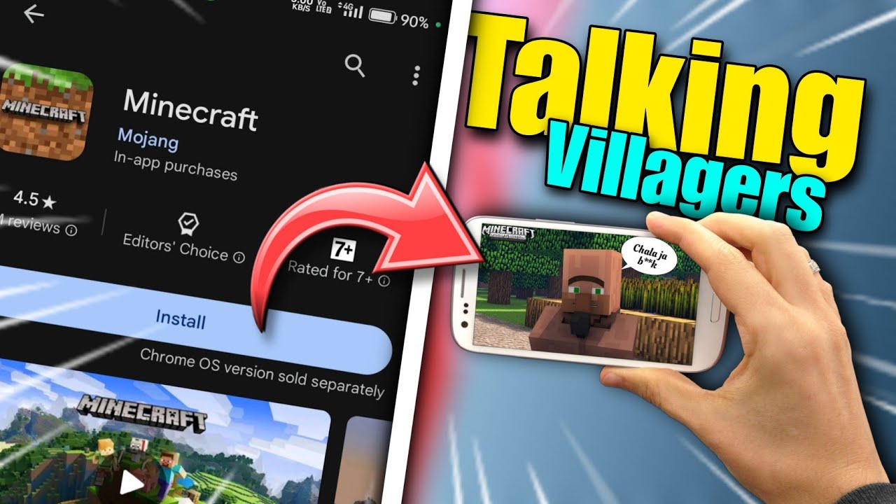 Speaking Villagers Tutorial Java Edition I added Talking Villagers to Minecraft Pe!! 😂 - YouTube