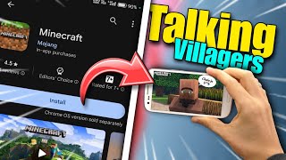 I added Talking Villagers to Minecraft Pe!! 😂 screenshot 2