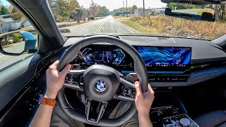 2024 BMW 530i xDrive - POV First Drive (Binaural Audio)