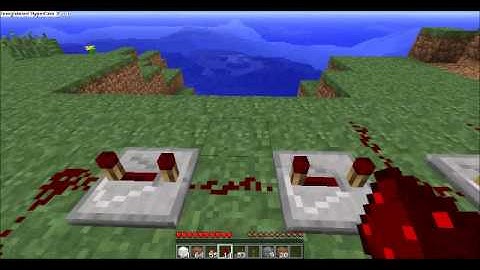 How to make minecraft runway lights