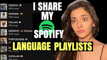 LEARN LANGUAGES WITH MUSIC - My Language Spotify Playlists  + I share 10,000 songs W. YOU!