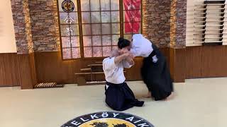 Hanmi Handachi Waza Gyaku Hanmi Katetedori Shihonage (Omote/Ura)  | Yetişkin Aikido | Genç Aikido |