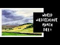 World Watercolour Month - Day 1 - Peak District