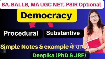 Democracy: Procedural and Substantive || Best Online Classes