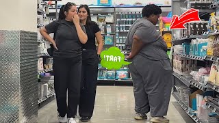 Fat Man Farts On People Of Walmart