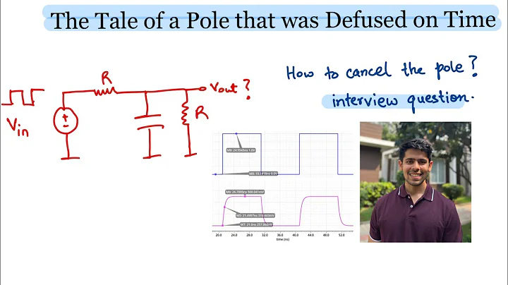 Pole Cancellation ; Analog Design Interview Question
