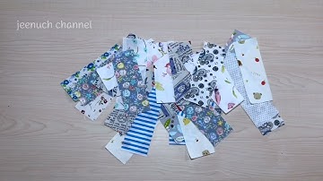 Diy Drawstring Bag with Outer Pocket | How to Make Drawstring Bag with Scraps Fabric