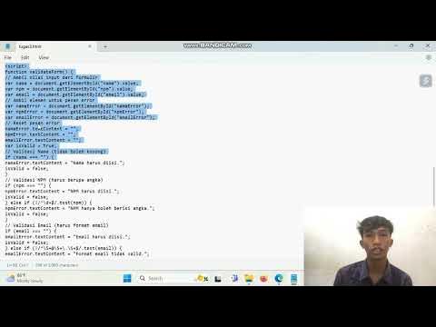 Fungsi Kode HTML dengan menggunakan JavaScript - YouTube