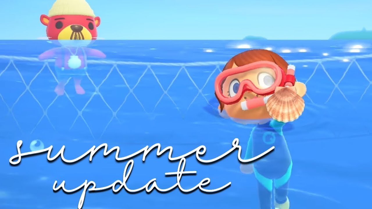 Animal Crossing New Horizons Summer Update! | Reaction Video | Animal Crossing
