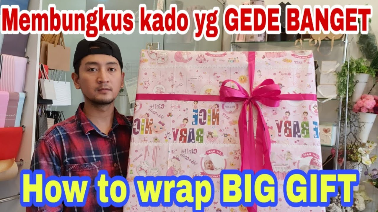 Cara Membungkus Kado Ukuran Besar Youtube