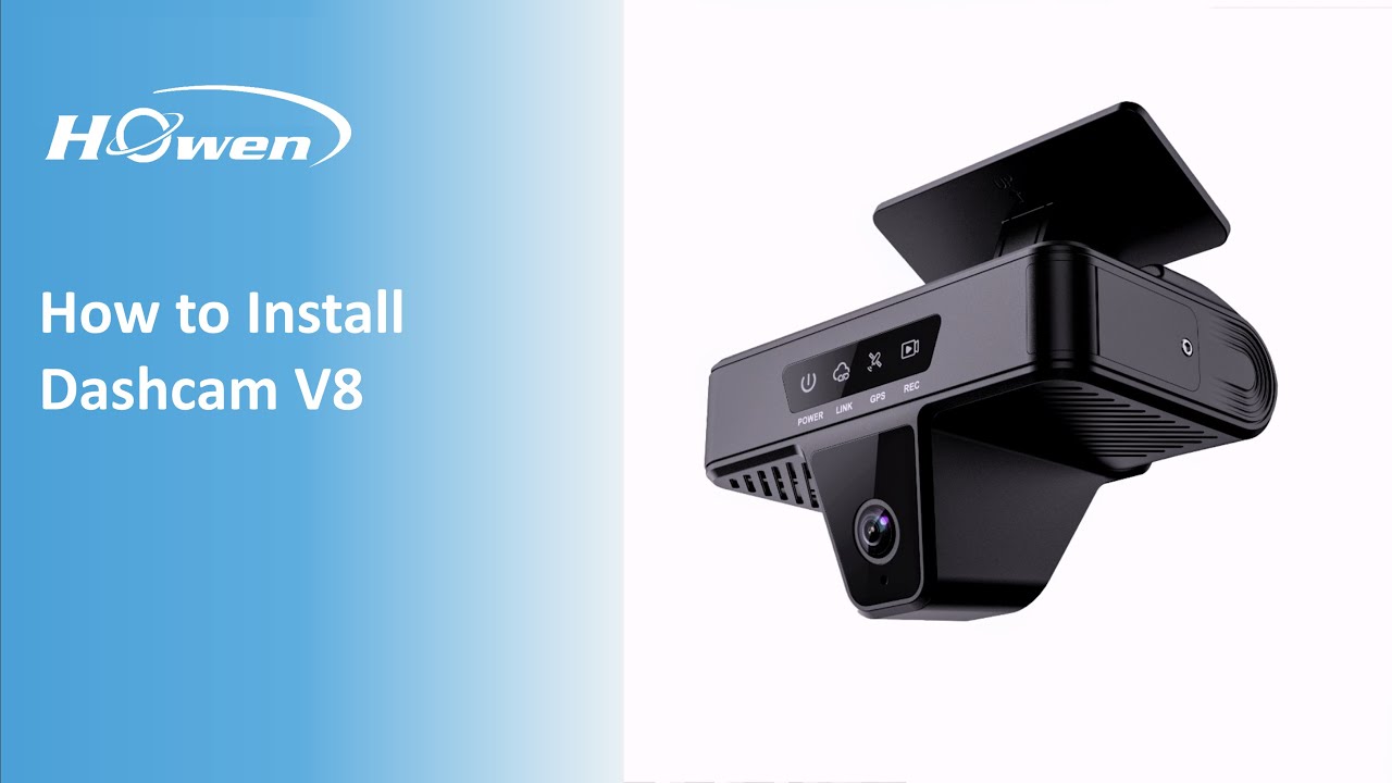 How to Install Dashcam V8 - YouTube