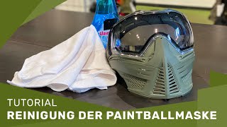 Tutorial: Wie man eine Paintballmaske richtig reinigt