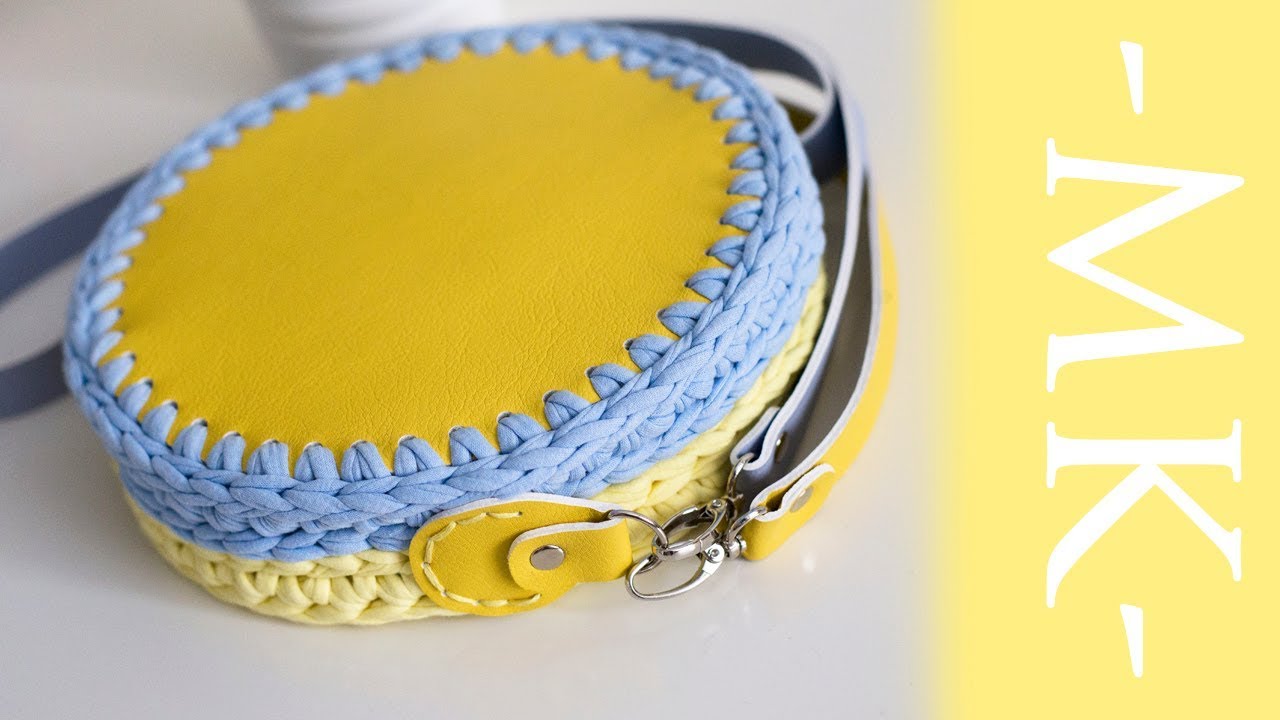 Сумка крючком из трикотажной пряжи | HOW CROCHET A BAG