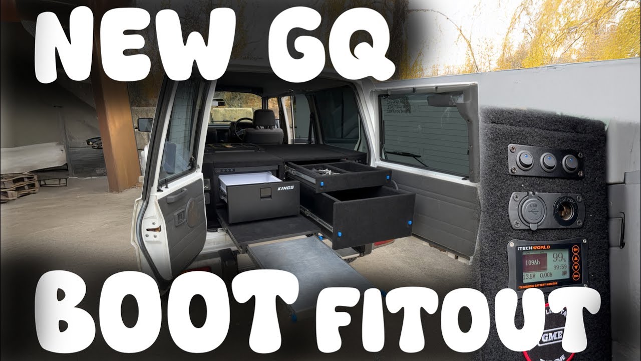 GQ Patrol Boot Fitout & Dual Battery Setup