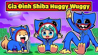 YUMMIE 1 NGÀY SỐNG CHUNG VỚI GIA ĐÌNH SHIBA HUGGY WUGGY TRONG MINECRAFT*GIA ĐÌNH SHIBA HUGGY WUGGY🐶🤩